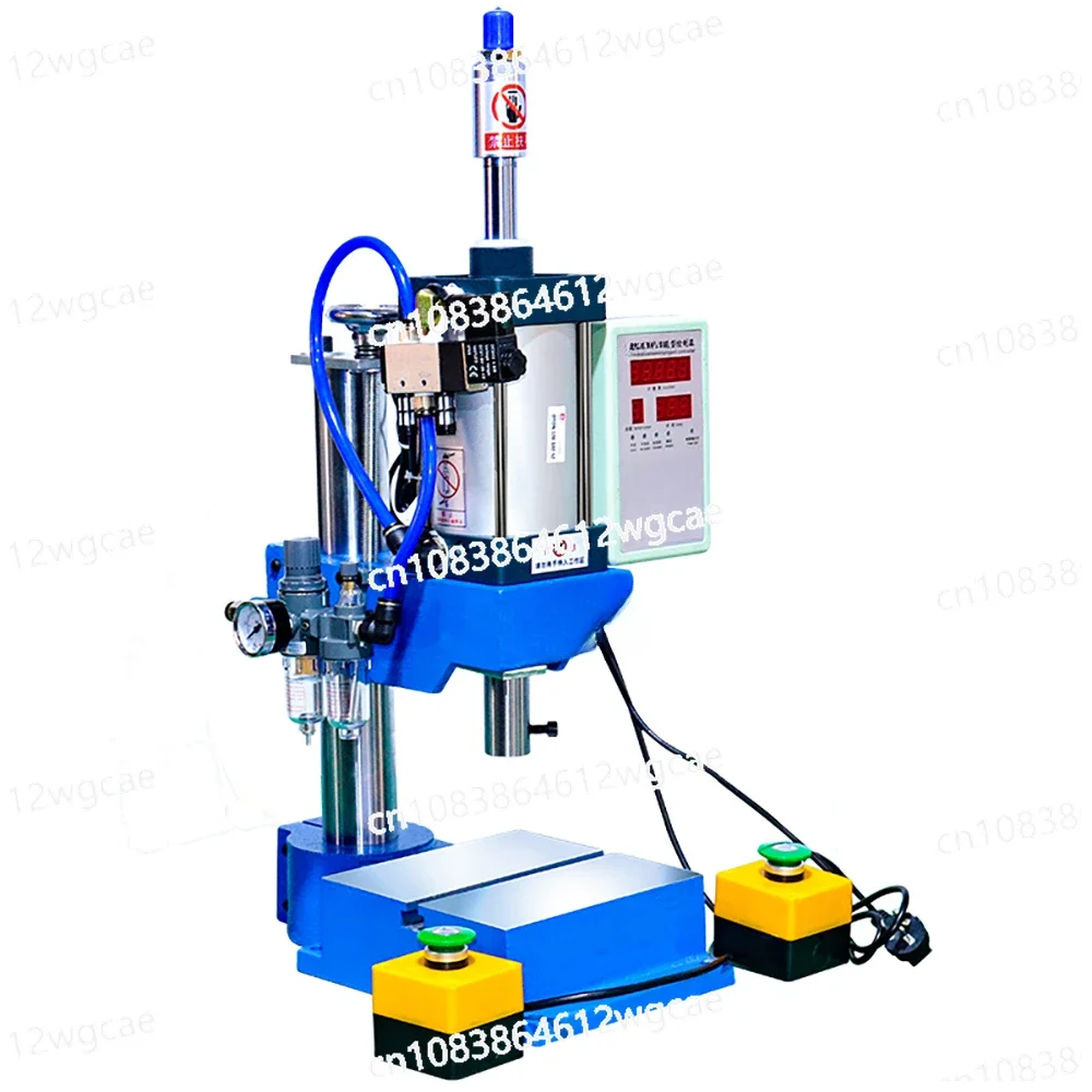 DT-63 Bench Press Small High Precision Riveting Machine Pneumatic Punching Machine 200kg Single Column Riveting Machine