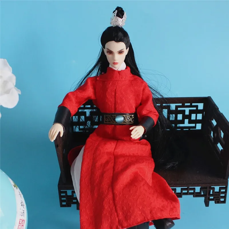 Ancient Costume Ancient Style Doll 30cm Hanfu Men's Character Doll Toy Chinese Style Children's Ancient Style Doll Toy LC738