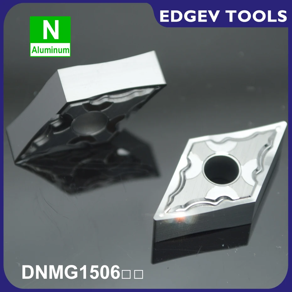 

DNMG150604 DNMG150608 Tungsten Indexable Carbide Inserts CNC Lathe Cutter External Turning Tool Machining Aluminum Copper Wood