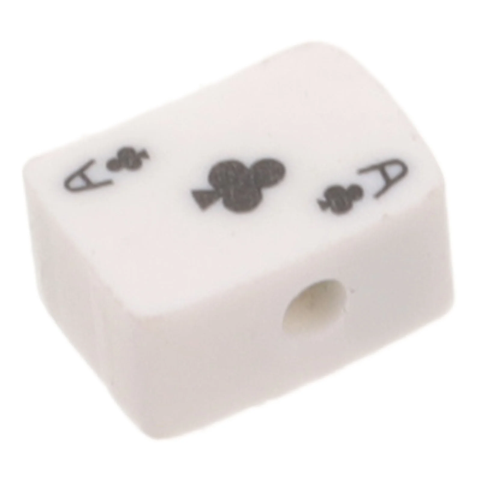 100 Pcs Jewelry Playing Card Beads Child Cards Polymer Clay Charms DIY Making Loose