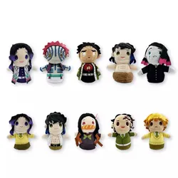 New Anime Demon Shinobu Kocho Enmu Akaza Young Plush Small 12CM Kids Stuffed Toys For Children