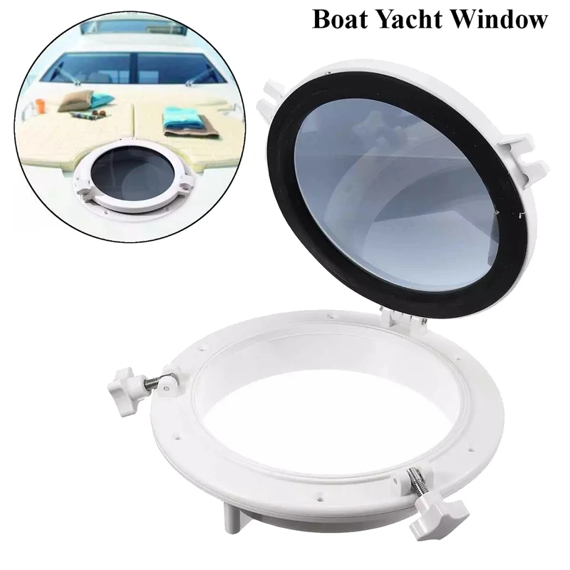 

AU04 -10 Inch RV Boat Yacht Round Portlight Window Replacement Porthole Accessories