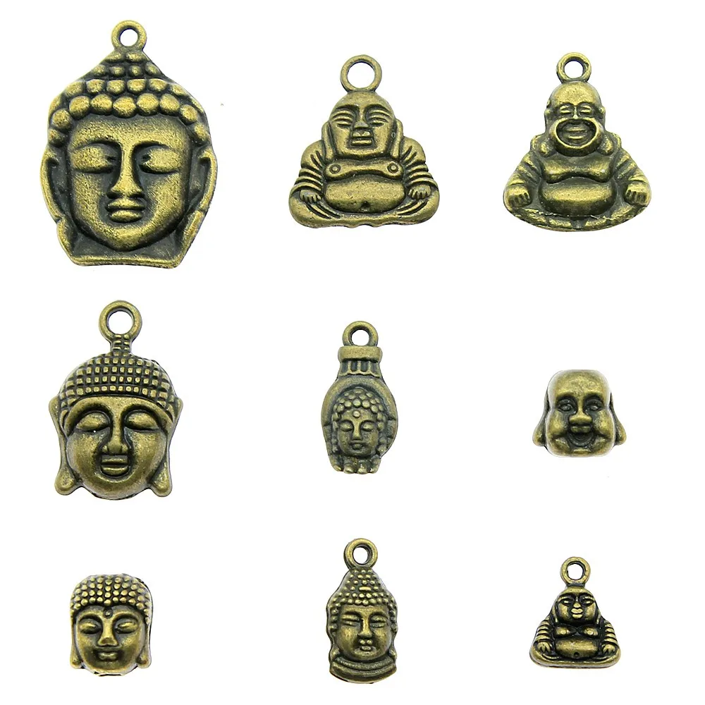 10Pcs Charms Buddha…