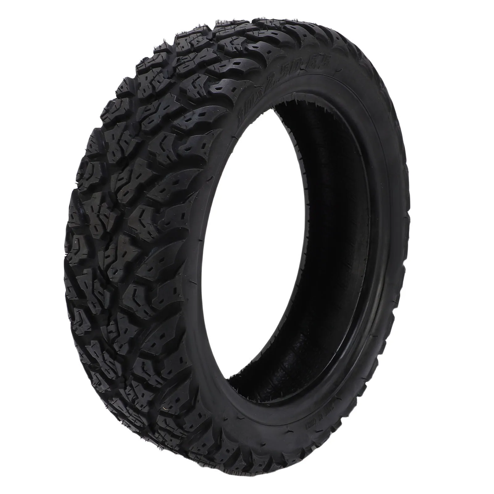 Scooterband zonder binnenband, 10x2.50-6.5, slijtvast rubber, 10 inch, voor elektrische scooters, geschikt voor off-road gebruik, vervangende band.
