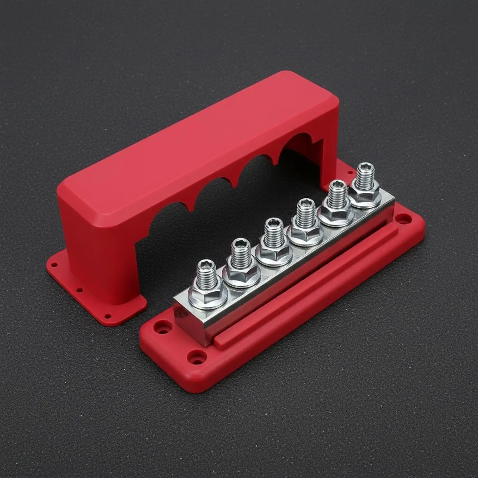 Quick Electrical Connector Block Terminal 10mm Junction Block with Cover for 12V 24V Vehicle Applications