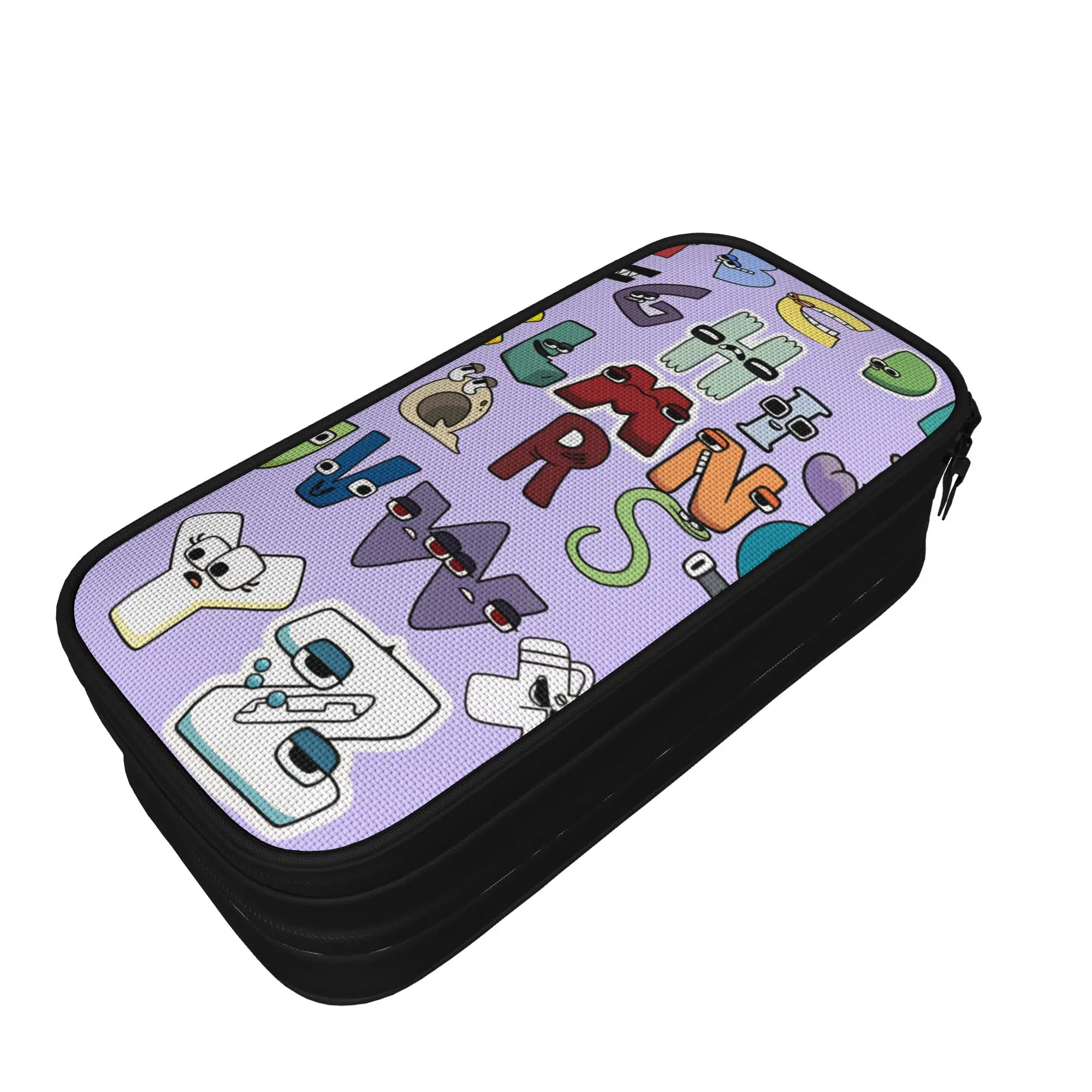 Alphabet Lores  Pencil Case  Students Fashion Pencil Bag Custom School Pencil Cases Supplies Birthday Present