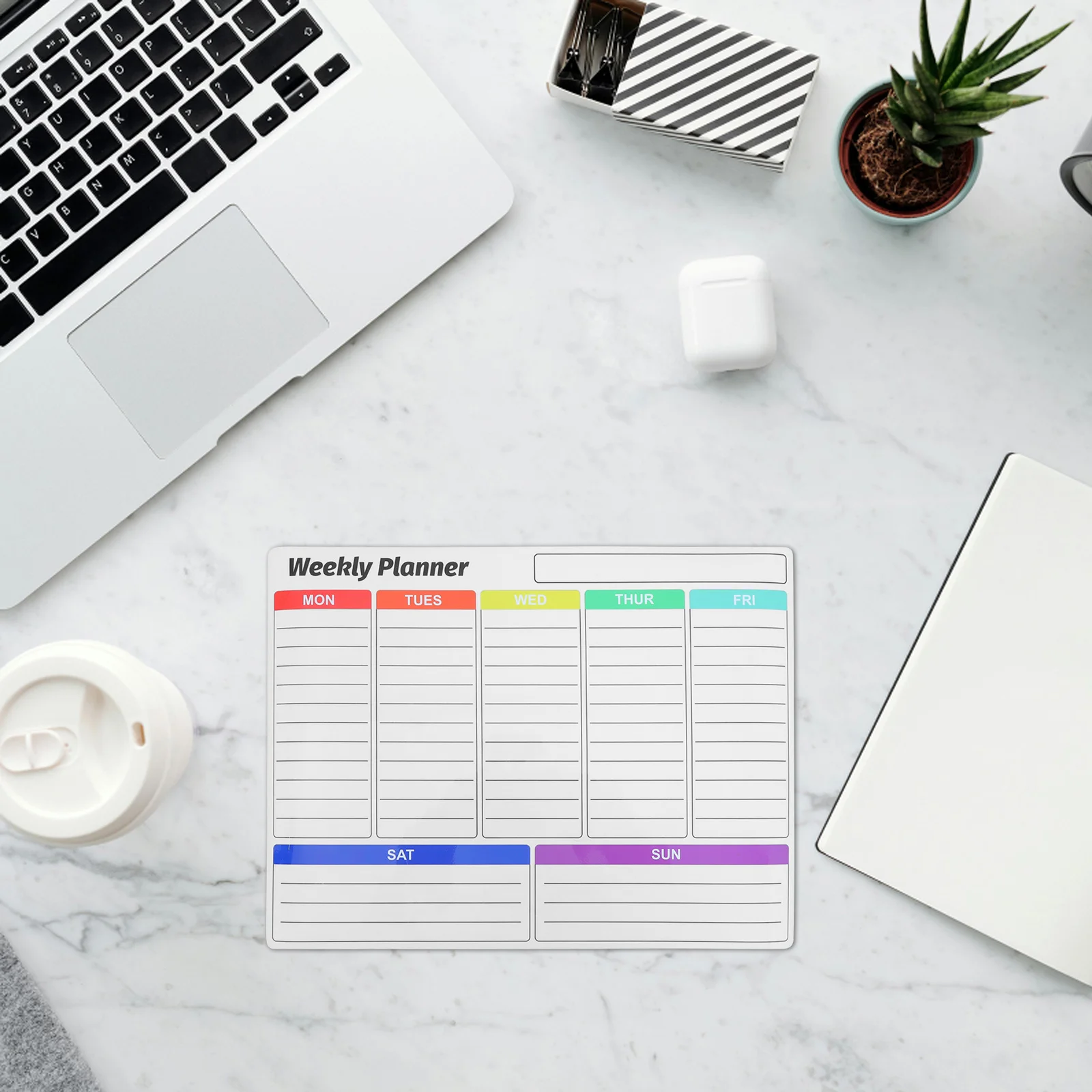 Large Weekly Planning Whiteboard Sticker Calendar Magnetic Wall Planner Office Home Organization Weekly Schedule Reminder Board