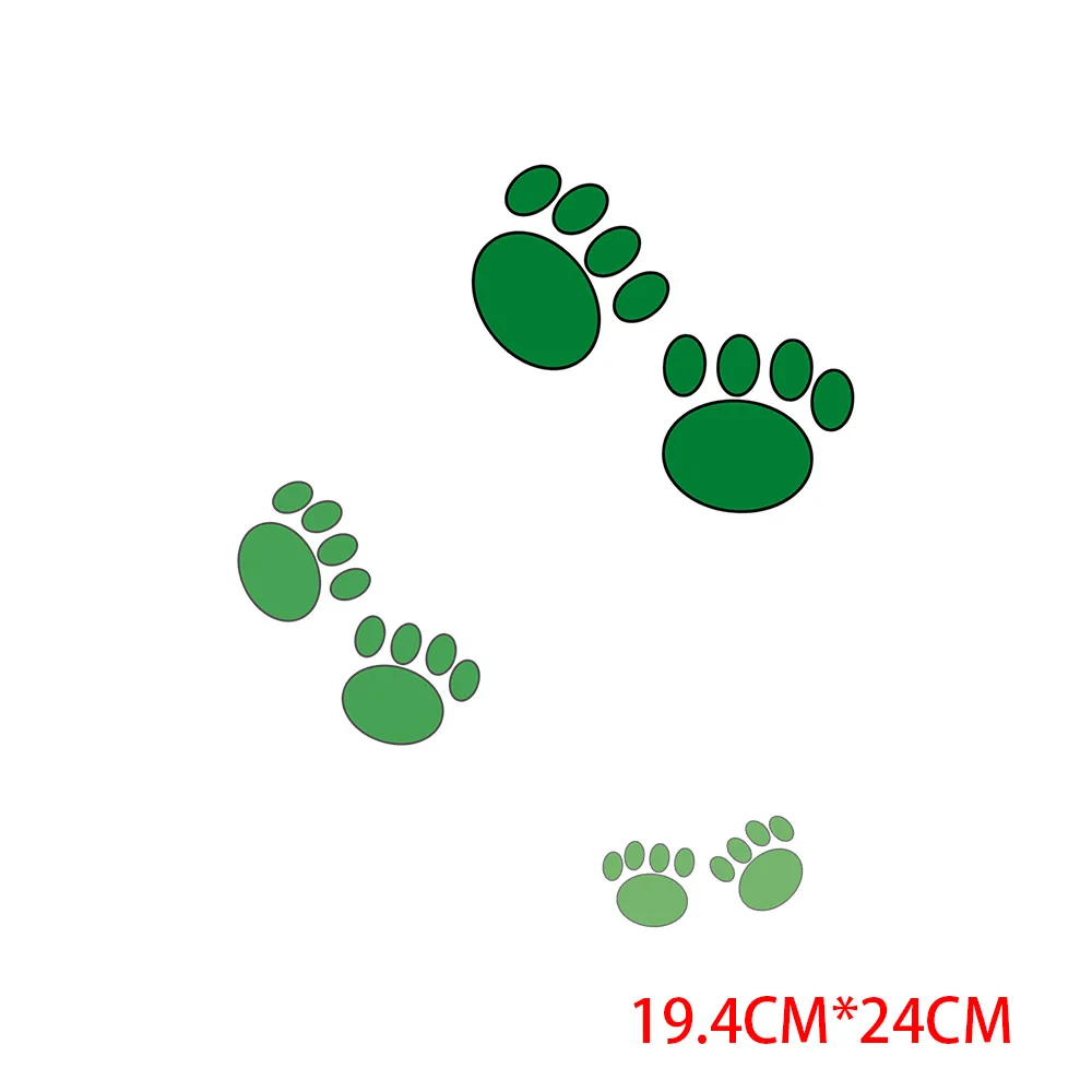 Cartoon Cat Paw Print Dog Paw Print Heat Transfer Fashion Thermo Sticker Patches Iron on Transfers Patches  Stickers Logo Print