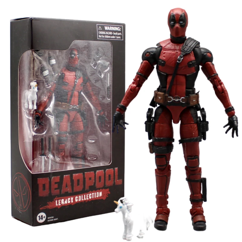 ML Legends Deadpool 3 Actionfigur Spielzeug Film Deadpool Figuras Manga Sh Figuarts Modell Ornamente Anime Peripherie Geschenk für Kinder