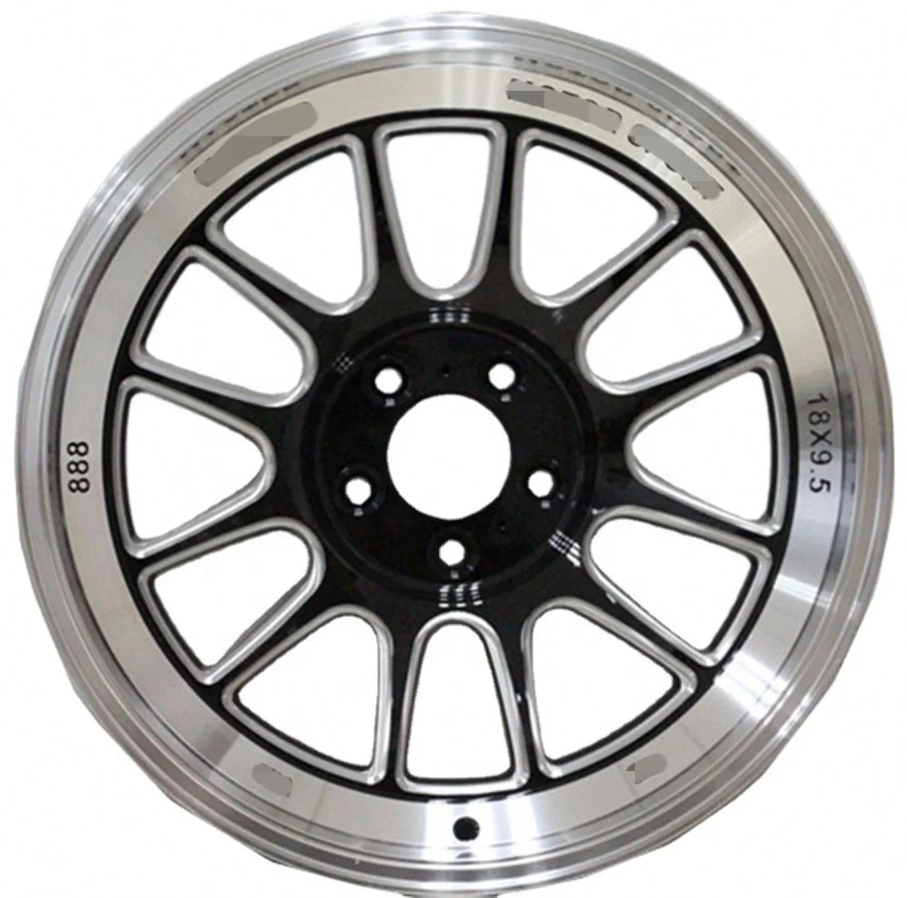 Factory Wholesale Casting Deep Dish 19*8.5 20*8.5 Inch Car Wheel Black Wheels With Pcd 5X120