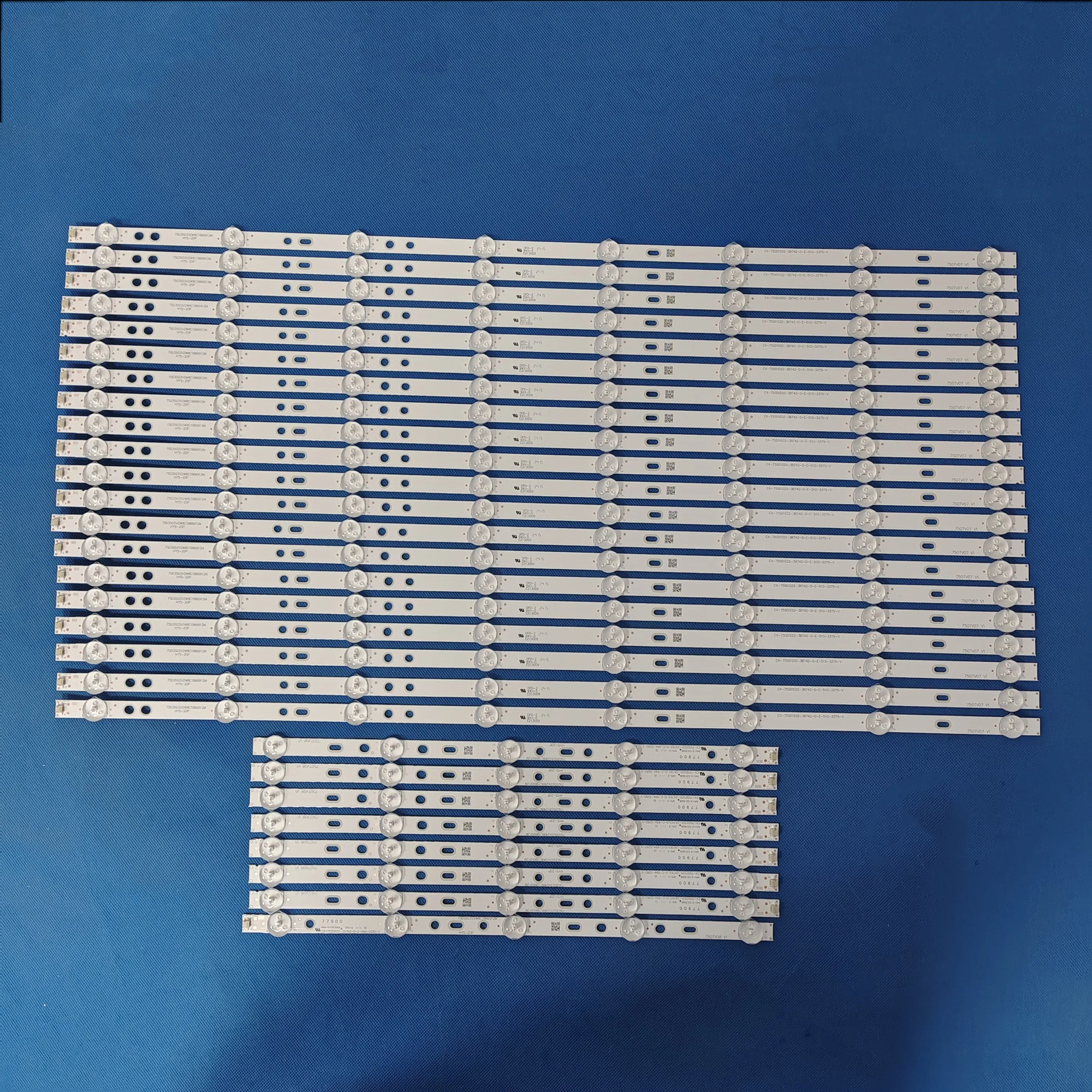 

New 28pcs/Kit LED Strips For 75 TV KDL 75W850C KDL 75W855C S750HF59 750TV07 V1 750TV08 V1 CX 75S01E02 KDL-75W850C 75W809C