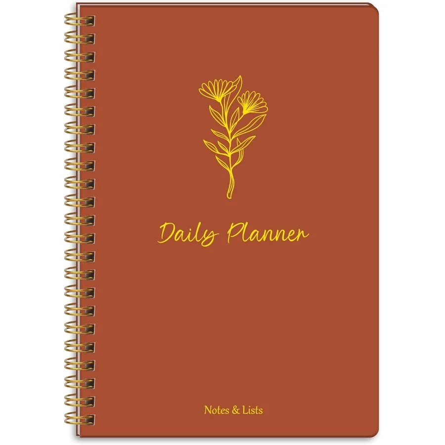 

Undated Daily planner Simplified To Do List Notebook with Hourly Schedule Easily Organize Your Daily Tasks and Agendas 5.5" x 8