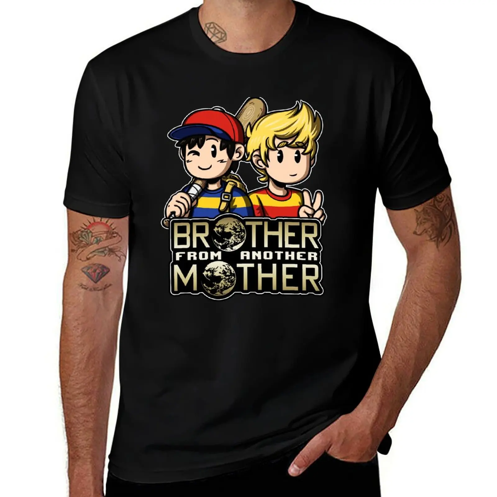 Another MOTHER - Ness & Lucas T-Shirt Summer Holiday Casual Tee T-Shirt