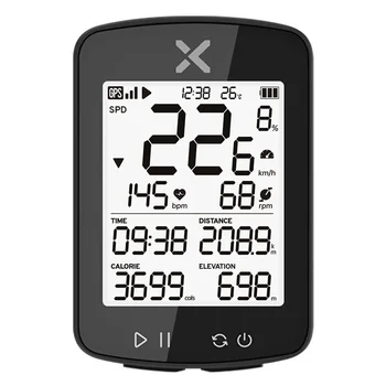 XOSS-GPS bicycle speed tracker, odometer, road MTB computer, English version, small G bike, G, G2 + meter walker GPS