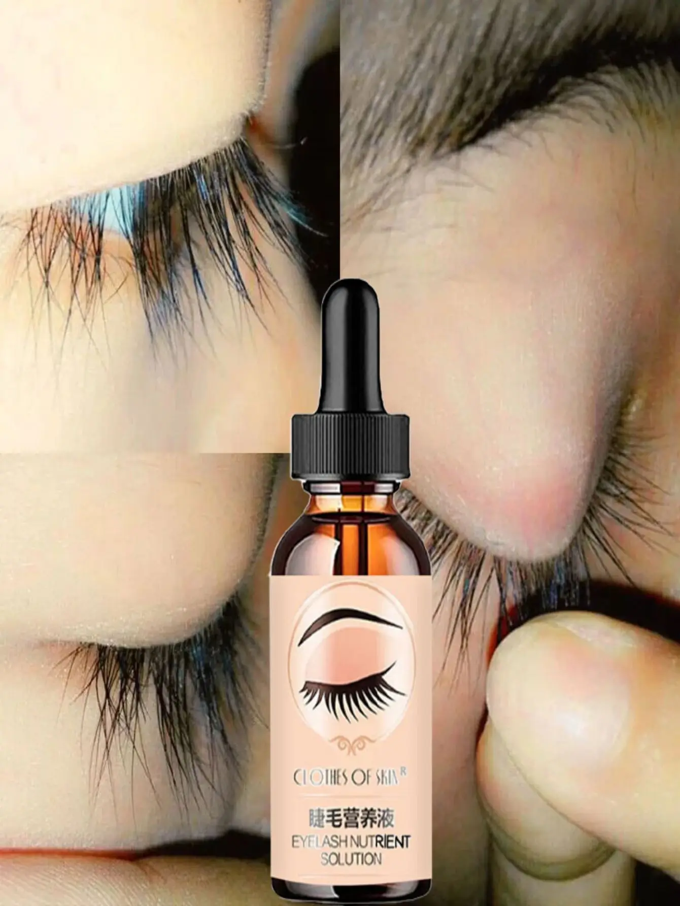 30ML Augenbraue Wimpern Wachstum Serum Ätherische Öle Essenz Schnelle Wachstum Bart Haar Produkte Werkzeuge