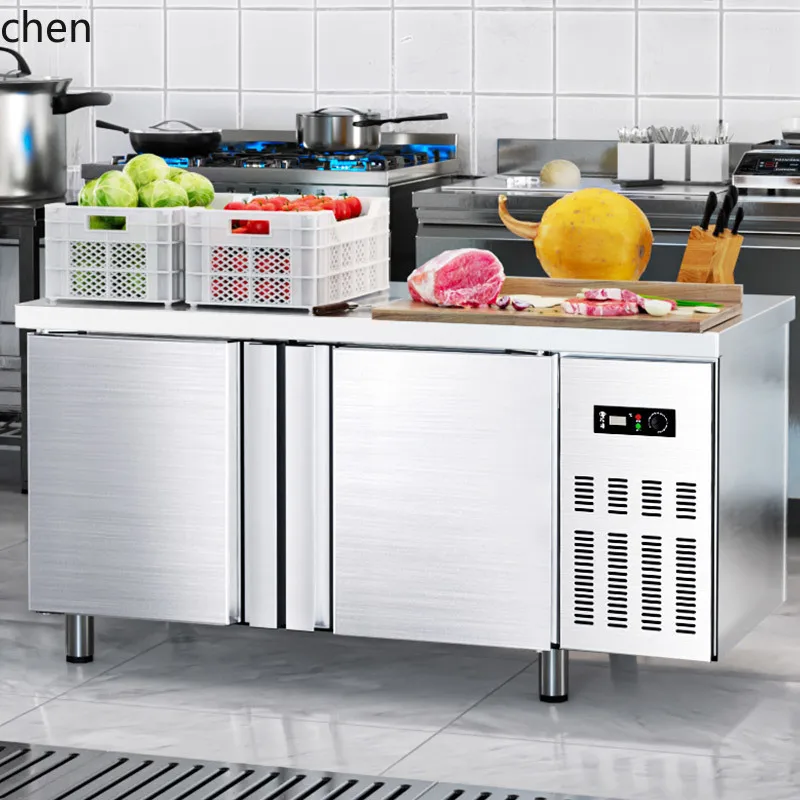 Refrigerated Workbench Refrigerated Workbench Freezer Flat Freezer Commercial Freezer Fresh-keeping Operator