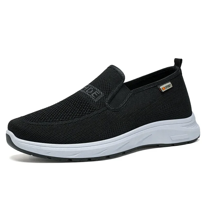 Men's 2024 autumn new versatile single shoe with soft sole, comfortable one foot shoe, fashionable and casual fabric shoes