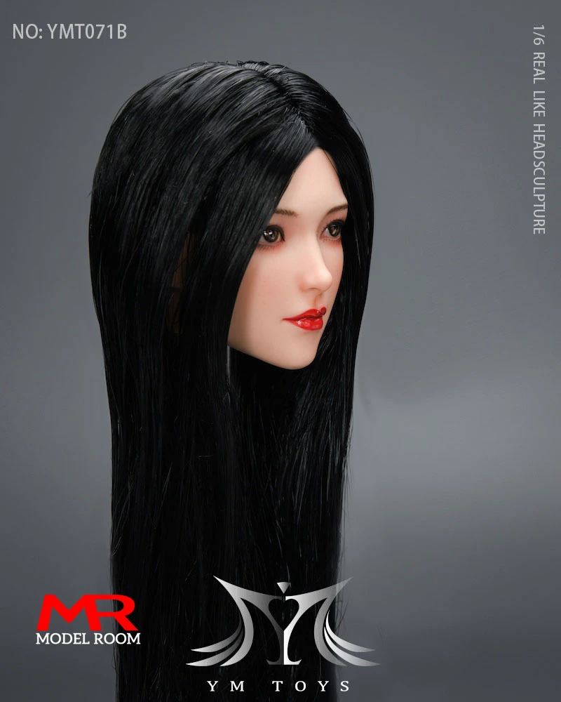 YMTOYS YMT071 1/6 Female Leilei Head Sculpt Carving Model Fit 12'' TBL PH Soldier Action Figure Body Dolls In Stock