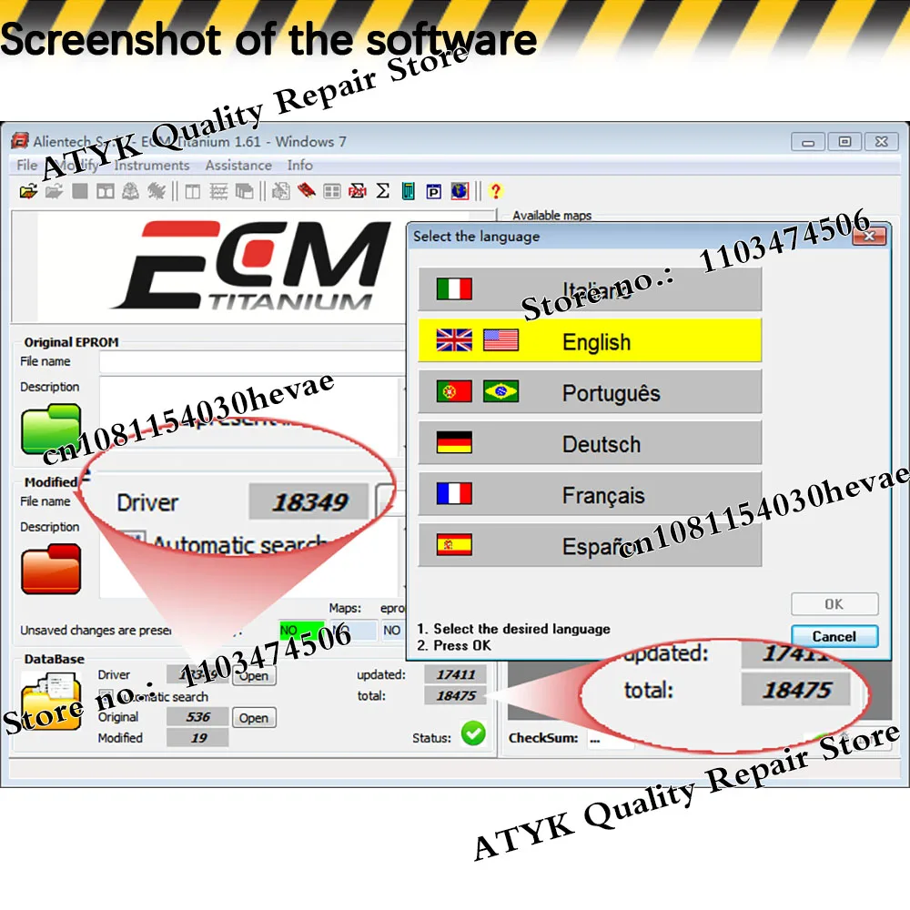 2026 Hot Sale Automobile Maintenance ECM Titanium V1.61 Diagnostic software 1.61 ECM Titanium Repair Tools tuning auto new vci