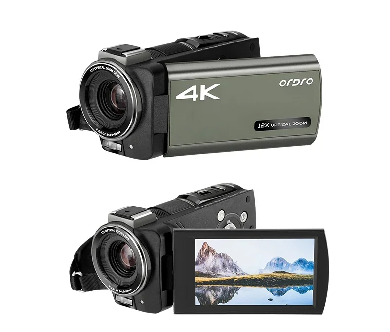 

Video Camera Live Stream Facebook YouTube AX60 4K Digital Camcorder Filmadora Professional Vlog Cameras 12X Optical Zoom