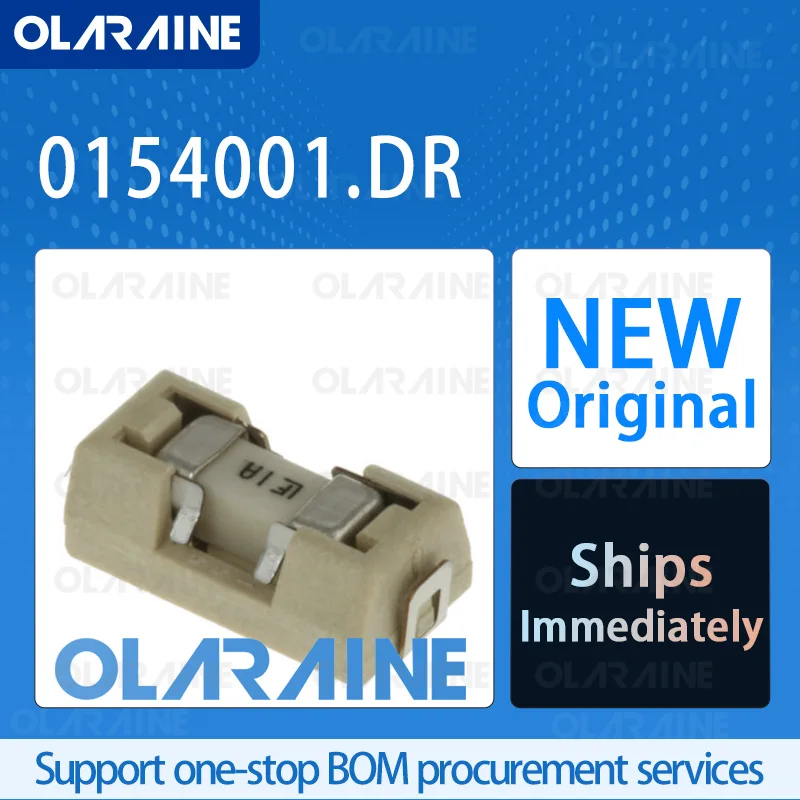 1/5/10Pcs 0154001.DR SMD Original 100%new Fuseblock w/ fuse 1A OMNI BLOK 154 surface mount fuse
