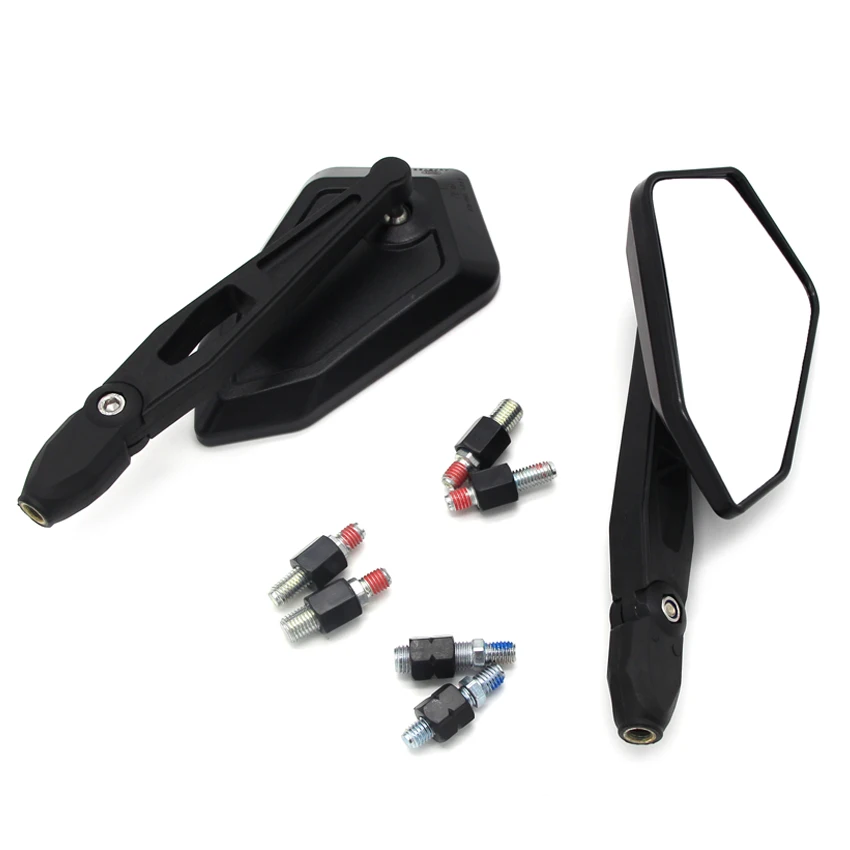 1pair Motorcycle Side Rearview Mirror For Kawasaki Z900 Z650 VERSYS-X 250 300 ER650 ER-6N Z250 Z250SL ZR800 Z800 ER400     ER-4N