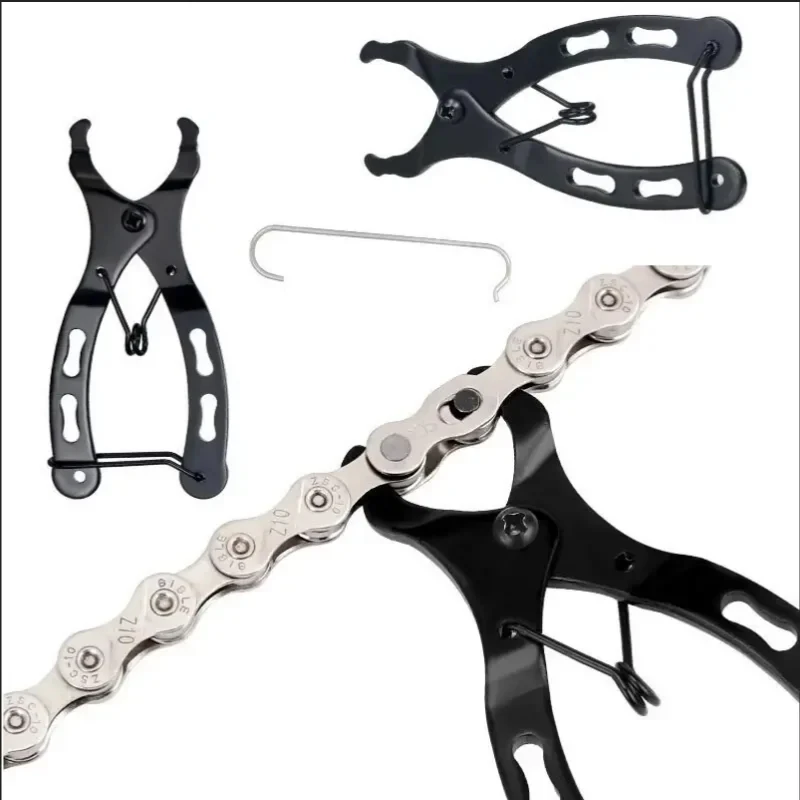 Mini-Fahrradkettenzange, tragbare MTB-Fahrradketten-Schnellverschluss-Klemmzange zum Entfernen und Installieren, Fahrradreparaturwerkzeug