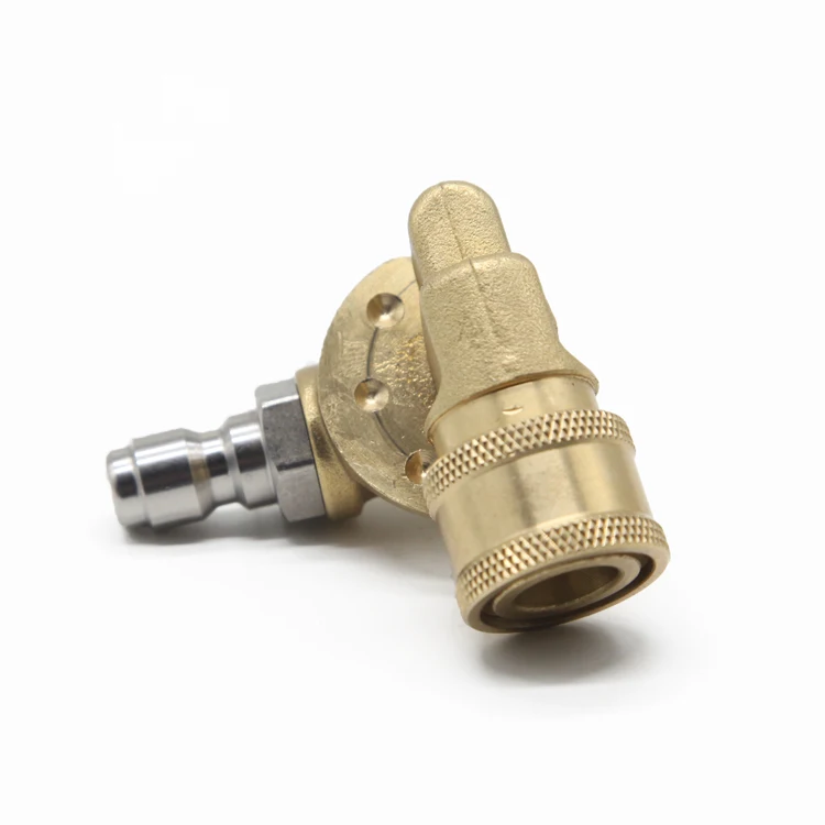 

1/4 "Quick Connect Pivot Type High Pressure Cleaner Brass spray Nozzle