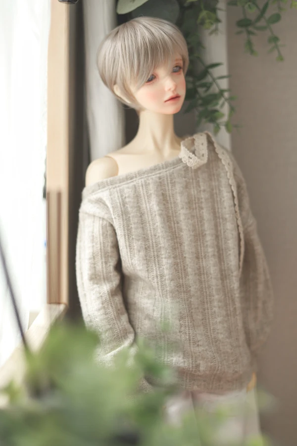 Bjd Poppenkleding Mica Gestreepte Trui Riem Van De Schouder Pullover Tops Voor 1/3 1/4 Bjd Sd Dd Msd Mdd Sd13 Sd17 Popo68 Oom