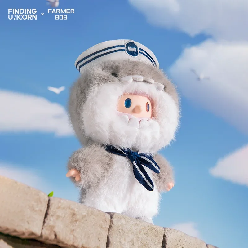 

FINDING UNICORN FARMER BOB FURRY SHARK SAILOR BOB Series Anime Action Figure Guess Bag Ornament Figurines Home Decor Desktop