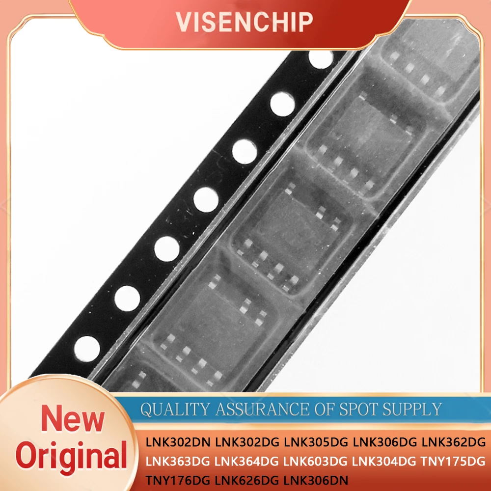 10pcs LNK302DN LNK302DG LNK305DG LNK306DG LNK362DG LNK363DG LNK364DG LNK603DG LNK304DG TNY175DG TNY176DG LNK626DG LNK306DN SOP-7