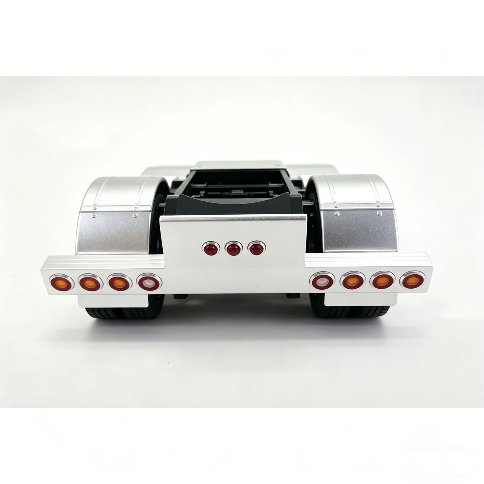 Luz Trasera Metálica RC 1/14 con Ojo de Ángel para Camión Tamiya, para Camión SCANIA MAN VOLVO Tripper, Piezas de Bricolaje