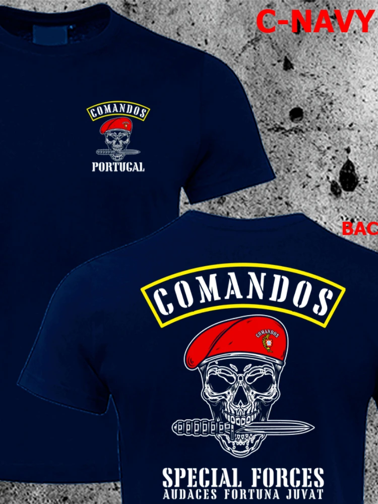 Portuguese Army Special Forces Commando Comandos Portugal Military T-shirt