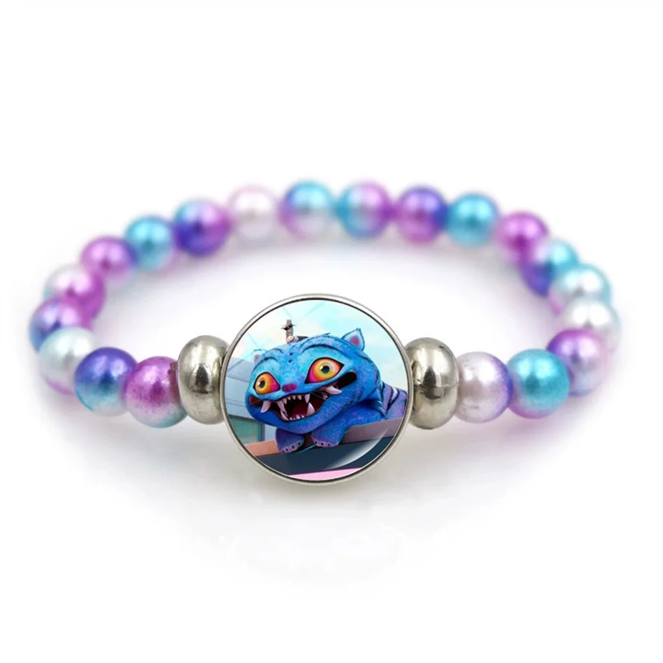 KPop Demon Hunters Bracelets Girls Fashion Beaded Wristband Cute Cartoon Figure Jewelry Accessories Children Christmas Gift Toys - Image 3