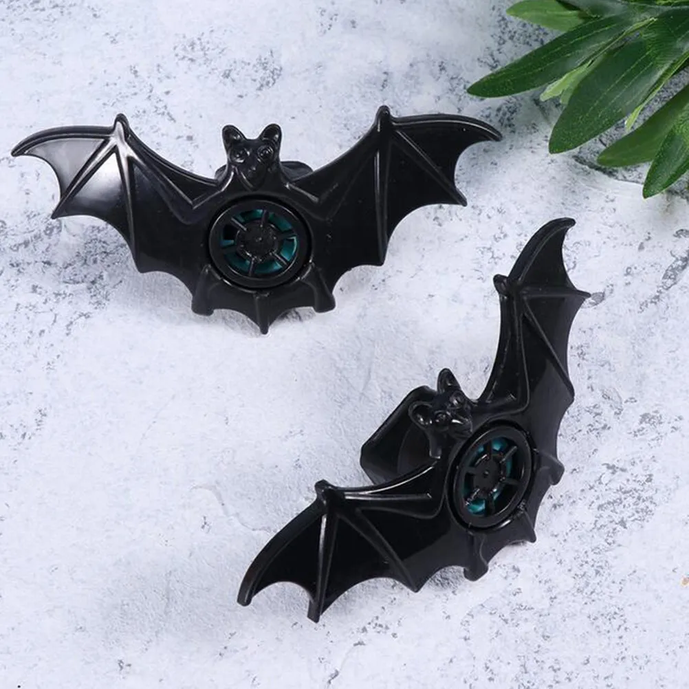 

3Pcs Plastic Halloween Bat Lip Whistles Fun Colorful Party Favors Whistle for Kids Music Creative Halloween Whistles
