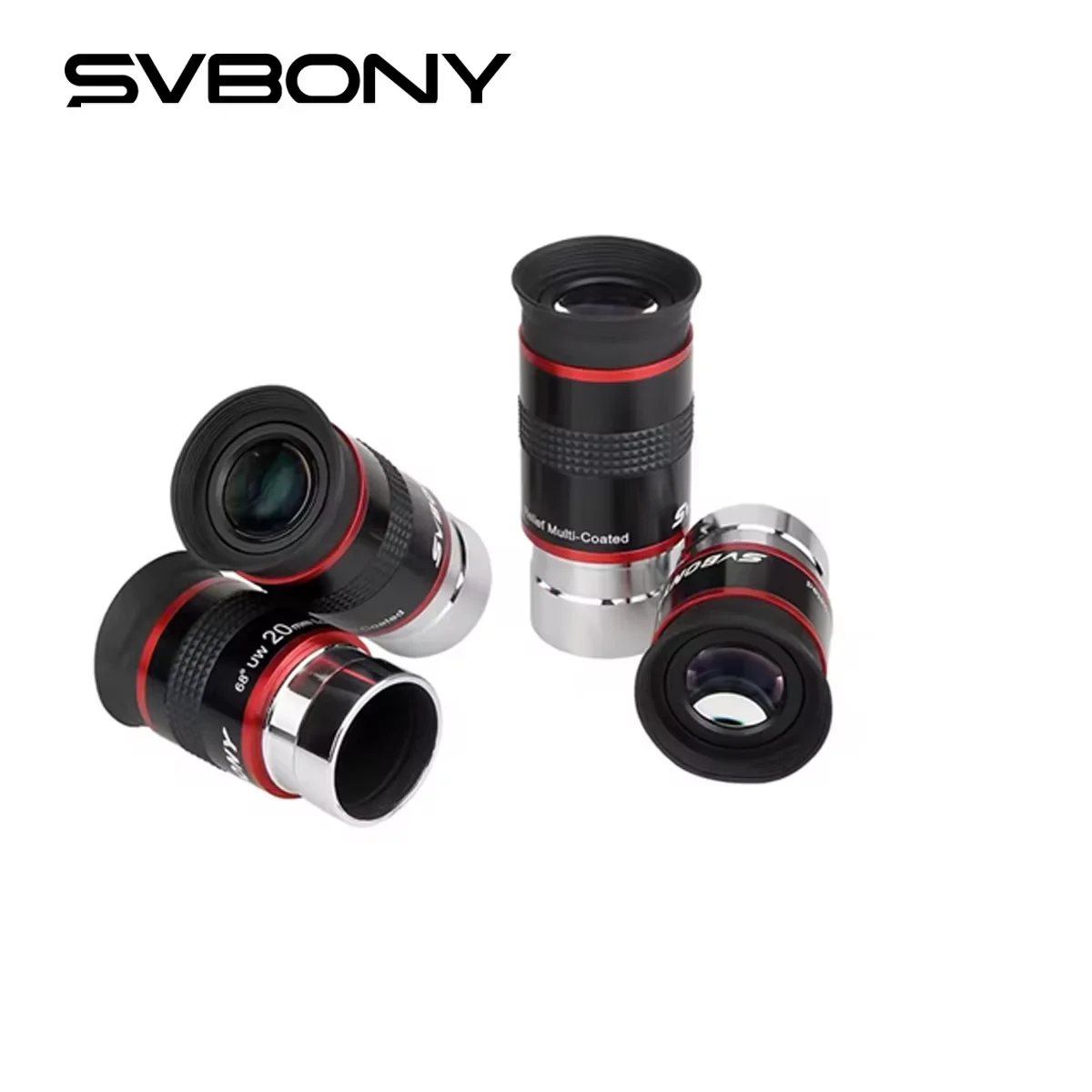 SVBONY 망원경 아이피스 FMC 1.25" 68° 천문망원경용 초광각 6mm/ 9mm/ 15m/ 20mm