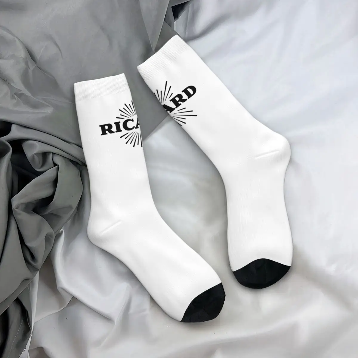 

Ricards Stockings Unisex Men wine brand Socks Breathable Funny Socks Autumn Outdoor Sports Anti Sweat Custom Socks Gift