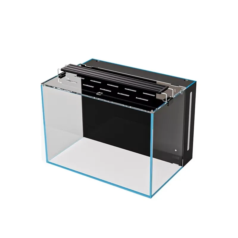 Fish Aquarium Ultra-Clear and Ultra-White Small Integrated Fish Tank for Desktop Study Rooms Click and Order Now
