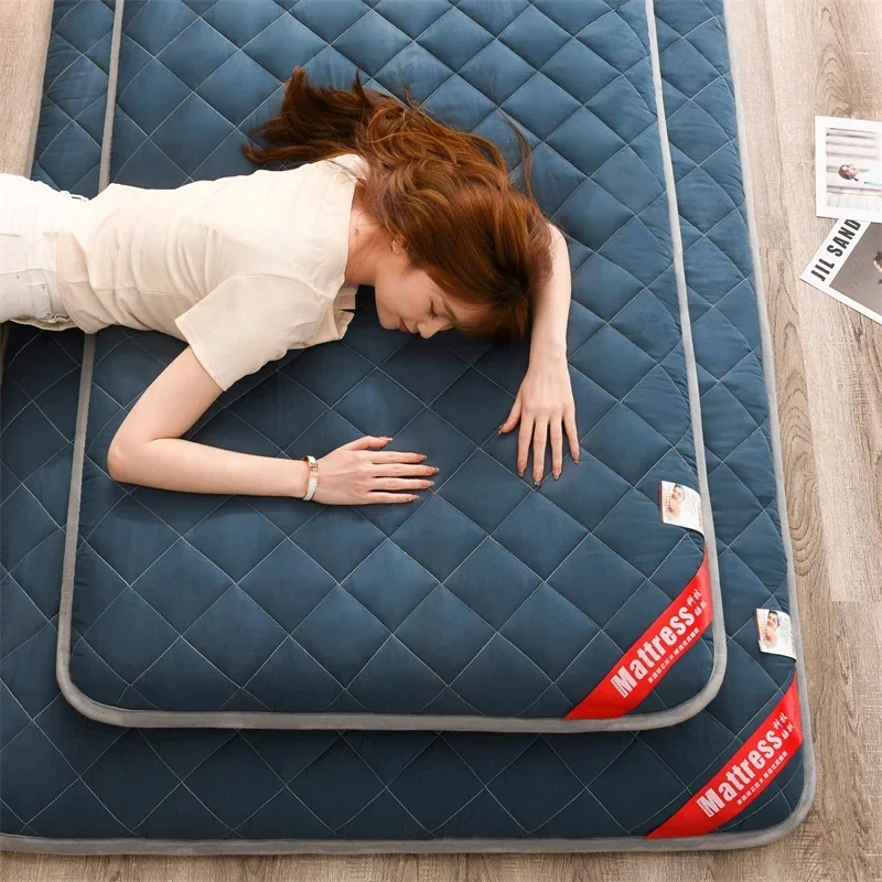 Single Mattress, Non-Slip Foldable, 0.9m Mattress, Futon Pad, Floor Mattress for Nap and Yoga