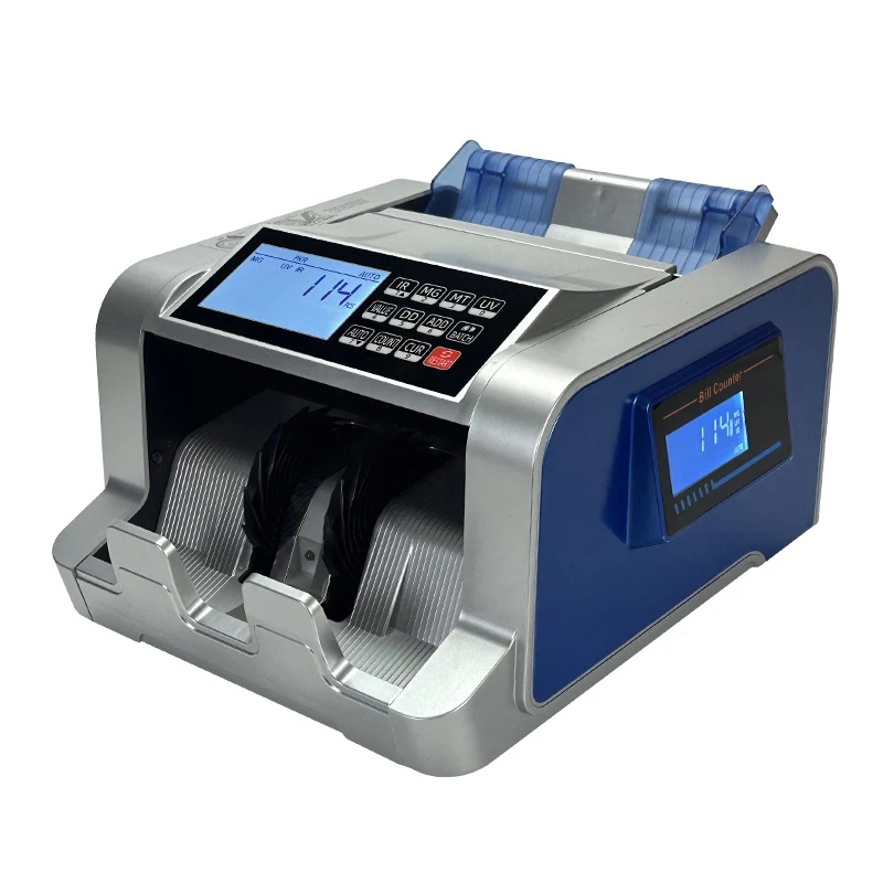 1100D2 UV3MG Money Counting Machine Multi Currencies USD EUR PKR LYD Bill Counter Banknote Cash Detector Can Add National Flag
