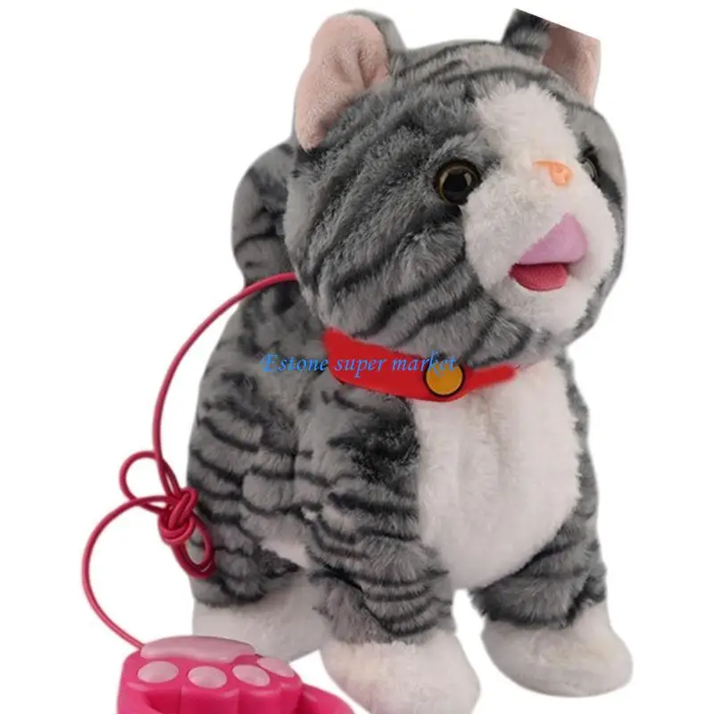 090B Battery Powered Interactive Plush Animal Toy Featuring Realistic Licking Motion for Children's Play