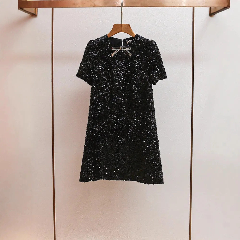 

MaSande Early Spring Faion High-End Feeling Knot iny Dr Ele Miss Rich Sle Bubble Sve Princ Dr