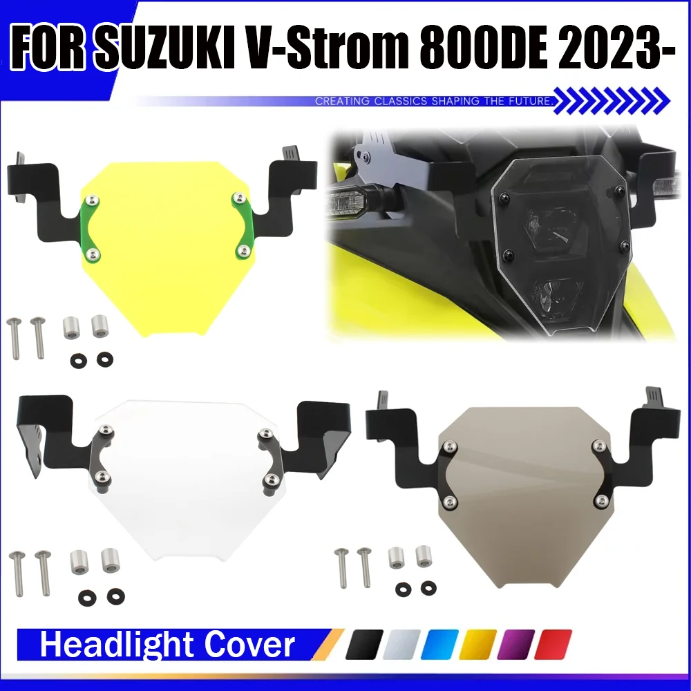 

Аксессуары для мотоциклов, защита для фар, акриловый прозрачный чехол для SUZUKI V-STROM 800 DE 800 de V-Strom 800DE 2023 2024