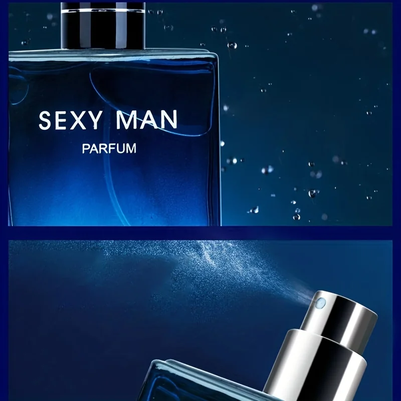 Long-lasting Cologne Perfume For Men, Temptation Manly Woody Aroma, Portable Eau De Parfum Spray For Business view 4