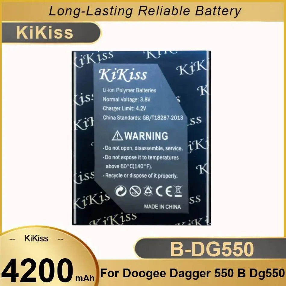 Для Doogee DG550 550 B аккумулятор мобильного телефона 4200 мАч долговечная работа B-DG550