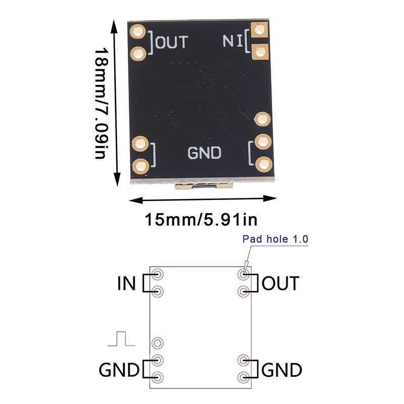 Switch Module Power Switch Power Button Module One-touch Load On/Off Replaces Mechanical