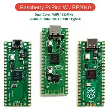 Raspberry Pi Pico W RP2040 Development Board Dual-Core ARM Cortex-M0+ 264KB WiFi Type-C Mi