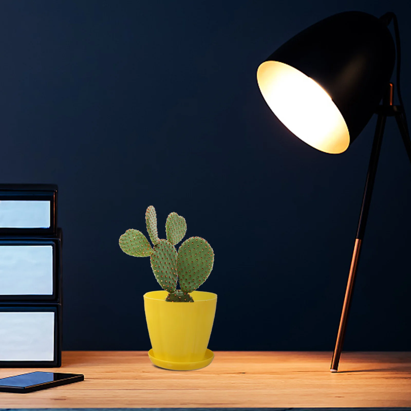 

10Pcs Creative Petal Shaped Flower Pot Plastic Succulent Plant Holder for Home Decor Indoor Outdoor Use Flower Planter