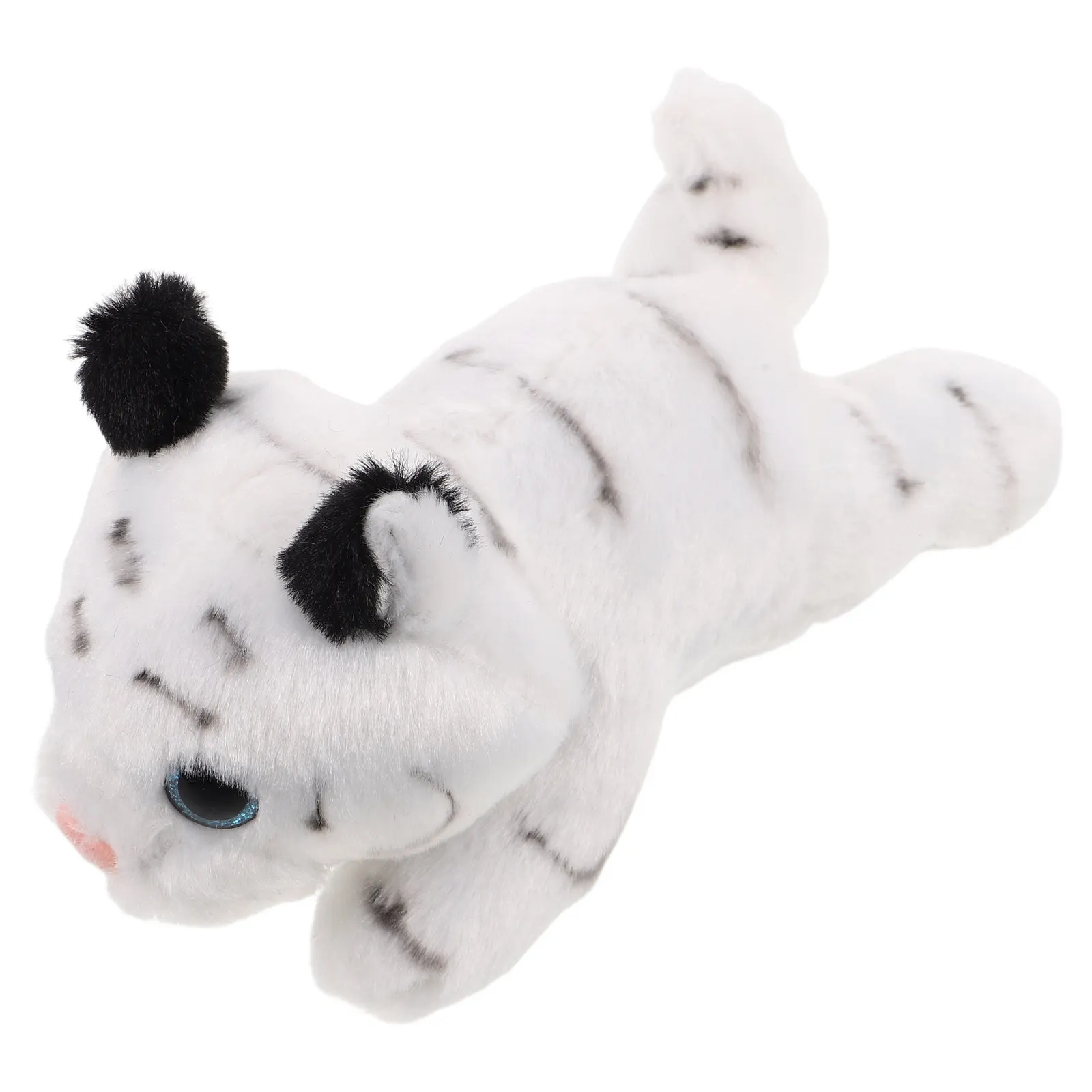 

Удобный магнитный плюшевый тигр на плечо, милый аксессуар для косплея в стиле джунглей, реалистичная маленькая мягкая игрушка