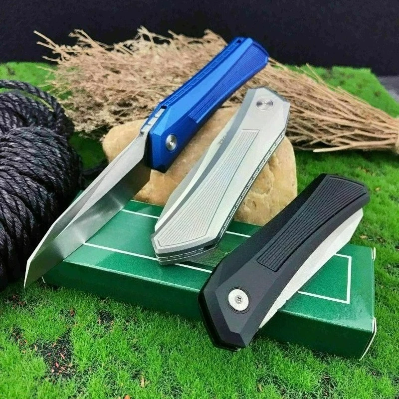 DS101 Pro D2 Blade Aluminum Handle Camping Survival Hunting Self-defense Tactical EDC Multitools Hand Knives EDC